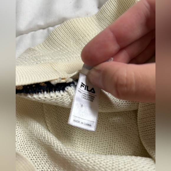 Vintage woven Fila bucket hat - Picture 3 of 5